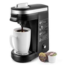 Black And Decker One Cup Coffee Maker Chulux Black Single Serve Coffee Maker Brewer For Single Cup Capsule With 12 Oz Reservoir Qf Cm801 Kpl In 2020 Single Cup Coffee Maker K Cup Coffee Maker Best Coffee Maker