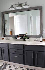 See more ideas about diy mirror, mirror frames, bathroom mirrors diy. 9 Rustic Frame For Bathroom Mirror Bathroom Remodel Master Bathroom Mirror Design Master Bathroom Makeover