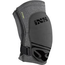 ixs flow zip knee pad grey