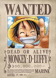 Legit Poster One Piece Straw Hat Pirate Luffy Wanted Authentic Wallscroll 5387 Anime One Piece Luffy Monkey D Luffy