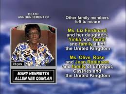 Mary Henrietta Allen nee Quinlan long