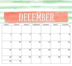 December 2018 Monthly Calendar Free Print Monthly Calendar Printable Calendar Printables December Calendar