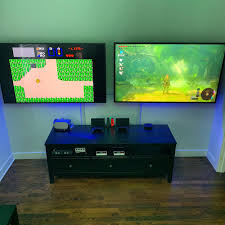 Finished My His And Hers Gaming Setup Gaming Game Room Kids Gaming Room Setup Video Game Room Design