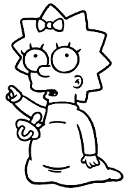 Bart e homer olhando para cima. Desenhos Para Colorir Dos Simpsons Pop Lembrancinhas