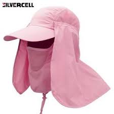 Sun Caps Flap Hats 360 Degree Solar Uv Protection Sun Hat Summer Men Women Sun Visor Cap Folding Removable Neck Face Mask Head Vipbeautycompany