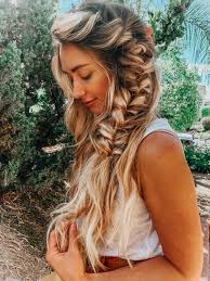 Are you looking for best braids or wedding hairstyles to flaunt nowadays? Boho Summer Braid Hairstyle Tutorial Long Hair Braids Tutorials Boho Braided Hairstyles Bridesmaid Hair Braid