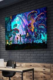Shroom Rick Morty Wall Art Painting Art Painting Images Art