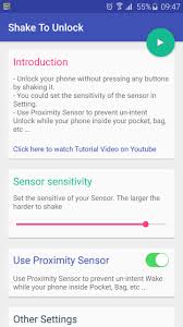 There are many fake applications available, but this uses your actual fingerprint. Shake To Unlock For Android Apk Download