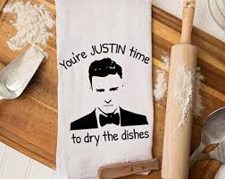 Fill a sink with hot soapy water. Justin Timberlake You Re Justin Time To Dry The Dishes Cricut Craft Room Cricut Crafts Silhouette Cameo Crafts