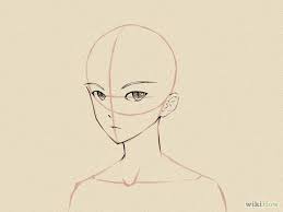 Female anime and manga characters tend to have rounder faces and pointier chins than male characters. How To Draw A Manga Face Male Drawings Manga Drawing Anime Drawings