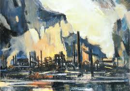 Raw Beauty Defines Simboli S Steel Mill Pittsburgh Post Gazette