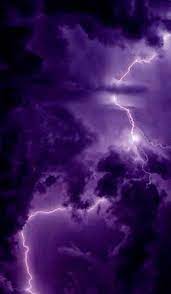 Purple Lightning Extreme Weather Sky Aesthetic Purple Lightning Scenery