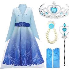 Elsa Dress 2 New Dress For Girls Princess Set Christmas Cosplay Anna Birthday Party Frozen 2 Dresses New Dress For Girl Elsa Dress Kids Dress