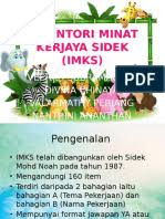 Berasaskan teori pemilihan kerjaya holland dan kamus pengkelasan pekerjaan. Inventori Minat Kerjaya Sidek