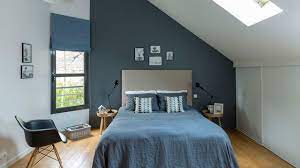 Pour les murs de sa chambre, nous avons pris des peintures bio gris clair, bleu et vert anis chez mon roy merlin. Deco Chambre 5 Idees A Piquer A Cette Chambre Bleue Cote Maison