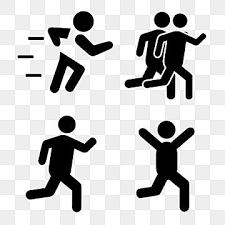 Running Stickman Icon Set Running Icons Stickman Athlete Running Png And Vector With Transparent Background For Free Download In 2021 Icon Icon Set Running Man