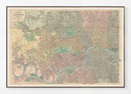 Below map you can see london street list. G W Bacon S 1890 New Map Of London Majesty Maps Prints