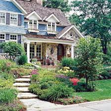 (in your neighbors' faces, in particular.) sunflowers towering, tomato plants climbing, cabbages blooming neighbors can get pretty angry about such things as growing food in full frontal view and piling rocks on the sidewalks. Examples Of Front Garden Design And Planning Family Homes Interior Design Ideas Ofdesign