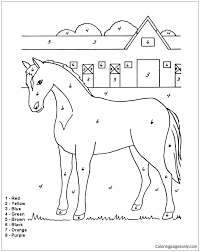 Horses are a stable answer when it comes to children's favorite animals. Horse In The Farm And Stables Coloring Pages Horse Coloring Pages Coloring Pages For Kids And Adults