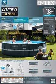 Intex Xtr Package Front Panel Pool Pool Hot Tub Intex Swimming Pool