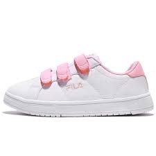 Details About Fila C321s Strap White Pink Women Shoes Sneakers Trainers