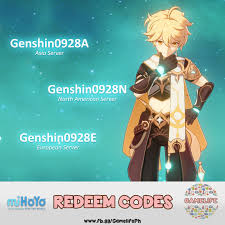 There are only a few working promo codes right now, but new codes are released all the time. Genshin Impact Redeem Codes Redeem Gamelife Philippines Facebook