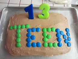 Birthday Cake For 13 Year Old Boy Simple Cake For A No Fuss 13 Yr Old Boy 13 Birthday Cake Boy Birthday Cake Homemade Cakes