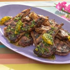 Sunny S Grilled Lamb Chops With A No Cook Orange Chutney Recipe Grilled Lamb Grilled Lamb Chops Lamb Chops