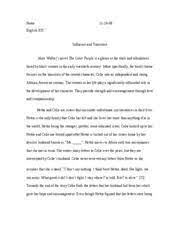 Originally, the color purple came from a dye made from the mucus glands of a tropical sea snail known as the murex. The Color Purple Essay Name English 325 Influence And Transition Alice Walkers Novel The Color Purple Is A Glance At The Trials And Tribulations Course Hero