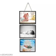 Nokkes Photo Frame For Wall Set Wall Hanging Photo Frame For Home and  Office Decoration with Free Hanging Accessories ( Frame Color