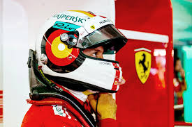 Seb about the design of his helmet. Ferrari Chokes On Decisive Hockenheim Weekend Michael Lamonato