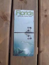 1967 Floridas Turnpike Vintage Road Map And Guide 9 99
