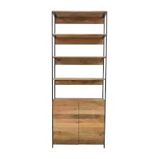 Blend style with utility 17 industrial bookcases to. 10 Off West Elm West Elm Industrial Modular Open Closed Storage Bookcase Storage