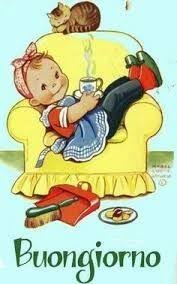 Buongiorno Vintage Illustration Vintage Postcards Mabel
