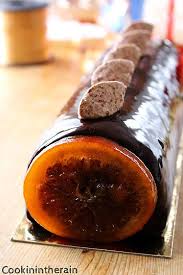 Dessert De Fete Ma Buche Au Chocolat Et Orange Buche Chocolat Orange Desserts De Fete Buche De Noel Chocolat Orange