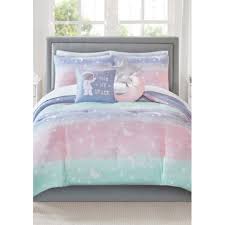 Alibaba.com offers 80,034 bed comforters products. Pastel Rainbow Stardust Moon Stars Girls Colorful Reversible Twin Comforter Set 6 Piece Bed In A Bag Walmart Com Walmart Com