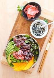 Ahi Tuna Poke Bowls My Fresh Perspective Tuna Poke Bowl Quick Healthy Breakfast Poke Bowl Recipe
