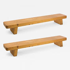 Pieces with shelves or drawers can add discreet extra storage space without taking away from your personal style. Charlotte Perrand Style Pair Of Solid Pine Coffee Table Or Benche Galerie Andre Hayat Recent Added Items European Antiques Decorative
