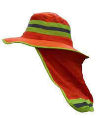Rk Sun Shade Reflective Stripe Hard Hat Accessory Neck Shield Pack Of 1 Hi Vis Orange Lime Rk Hns Or 1 Rk Hns Lm 1 Hard Hat Accessories Hard Hat Hats