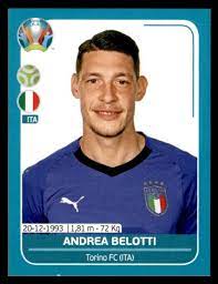 Panini Uefa Euro 2020 Preview Andrea Belotti Italy No Ita27 1 42 Uk Sites Euro Alessio Romagnoli