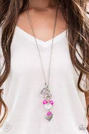 Pink And Hearts Guiltfreejewelry Paparazzi Filigree Heart Necklace Necklace Earring Set Necklace