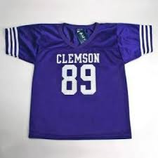 Jun 28, 2021 · i wish clemson would try something a little more interesting (besides wearing purple uniforms once a year), but i don't want them to entice even better recruits with cooler uniforms so i'll. Clemson 89 Youth Football Jersey Purple