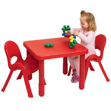 Myvalue Set 2 Preschool Matching Plastic Table And Chairs 11 H Pre K Daycare Furniture Childrens Play Table Preschool Tables