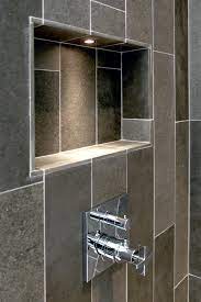 A Mini Downlights Stops A Shower Niche From Becoming A Black Hole In The Wall Especially Important If Your Til Shower Niche Bathroom Wall Tile Bathroom Niche