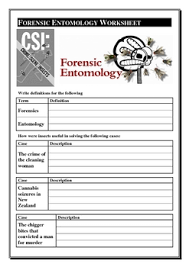 The curious lives of human cadavers by mary roach, the poisoner's handbook: Free Forensics Worksheets Teachers Pay Teachers