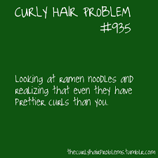 The first commandment for curly hair girls is to avoid brushing. Curly Hair Problems