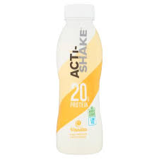 acti shake vanilla high protein dairy drink 358ml