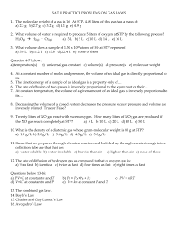 More combined gas law practice! Sat Ii Practice Problems On Gas Laws