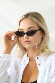 Legendog glasses for cats, 2pcs cat glasses cat gold chain and cat sunglasses, fashion cool pet sunglasses adjustable pet gold chain set for cats and small dogs. Gold Sunglasses Chain Sunglasses Leash Pearl Sunglasses Chain Lulus