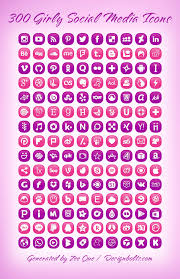 Download social media icons in png, svg, eps, ai, and other file formats. 300 Pink Purple Girly Free Social Media Icons 2015 512 Px Pngs Vector Ai